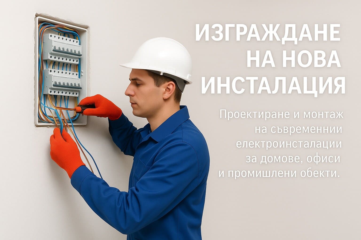 Изграждане на нова електроинсталация