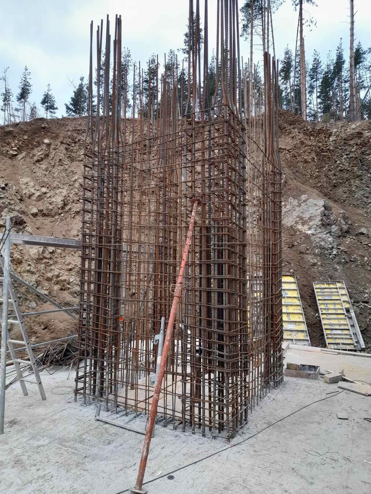 Фундаменти, армировка , кофраж,бетон 