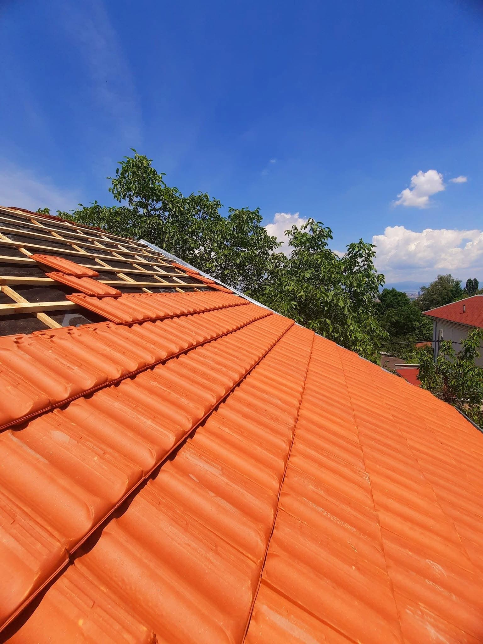 Ремонт на покриви цялостни и частични 