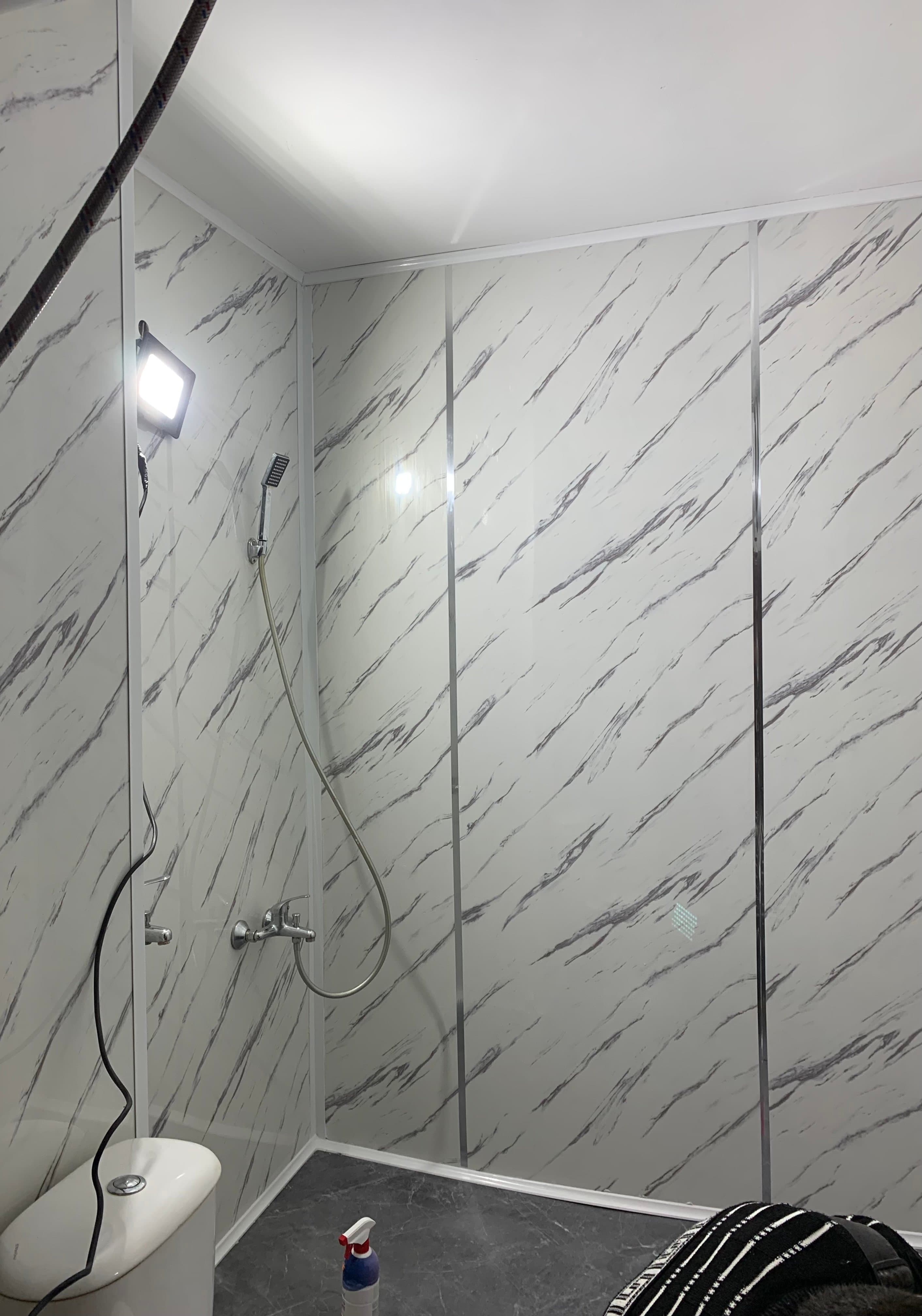 Монтаж на PVC панели 