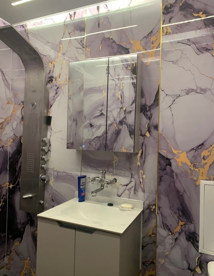 Монтаж на PVC панели 