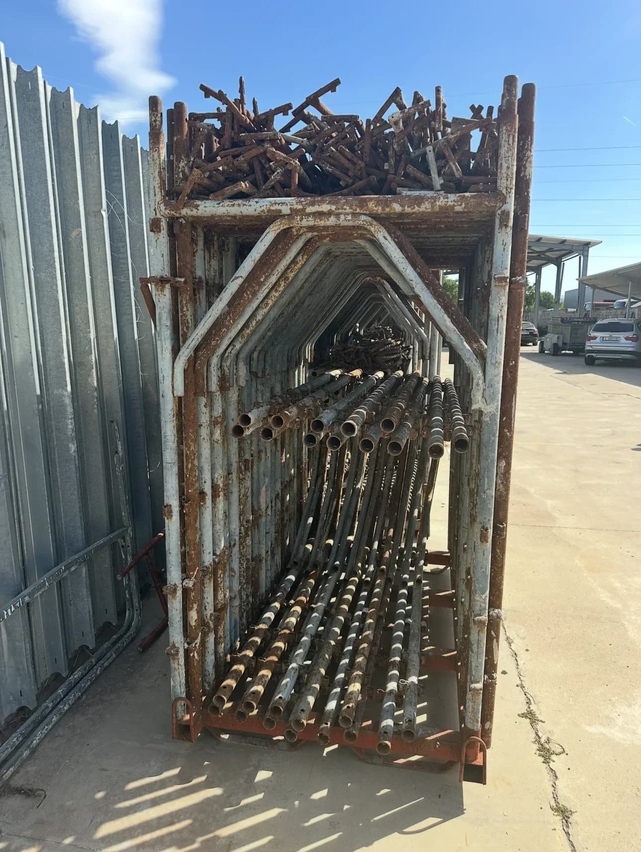 Продажба на строително фасадно рамково скеле от Италия