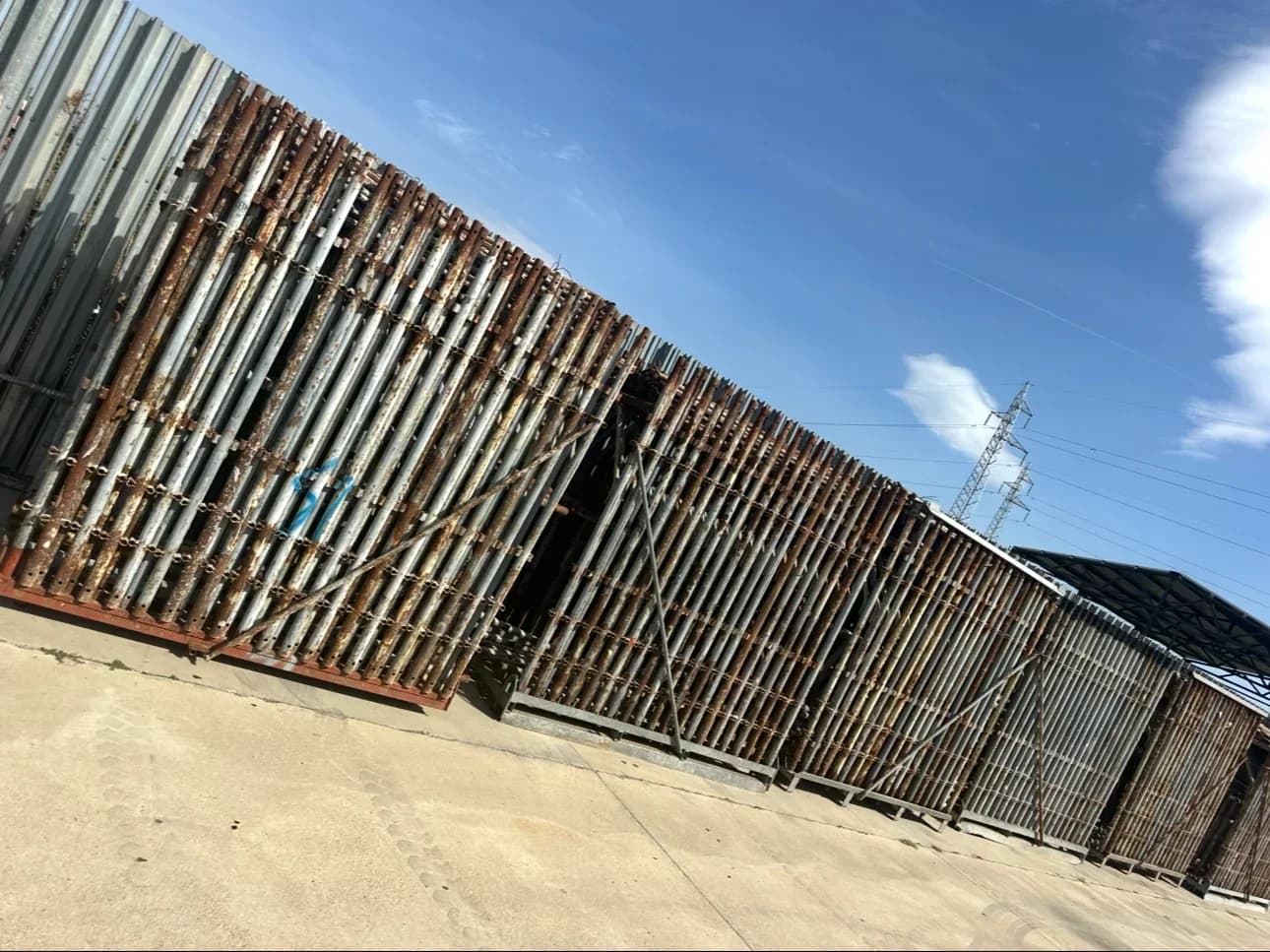 Продажба на строително фасадно рамково скеле от Италия