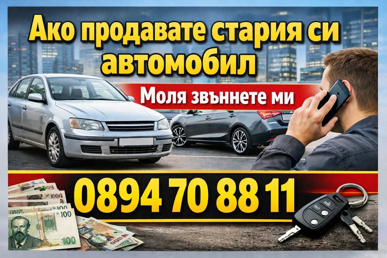 Изкупувам коли за части и скрап 