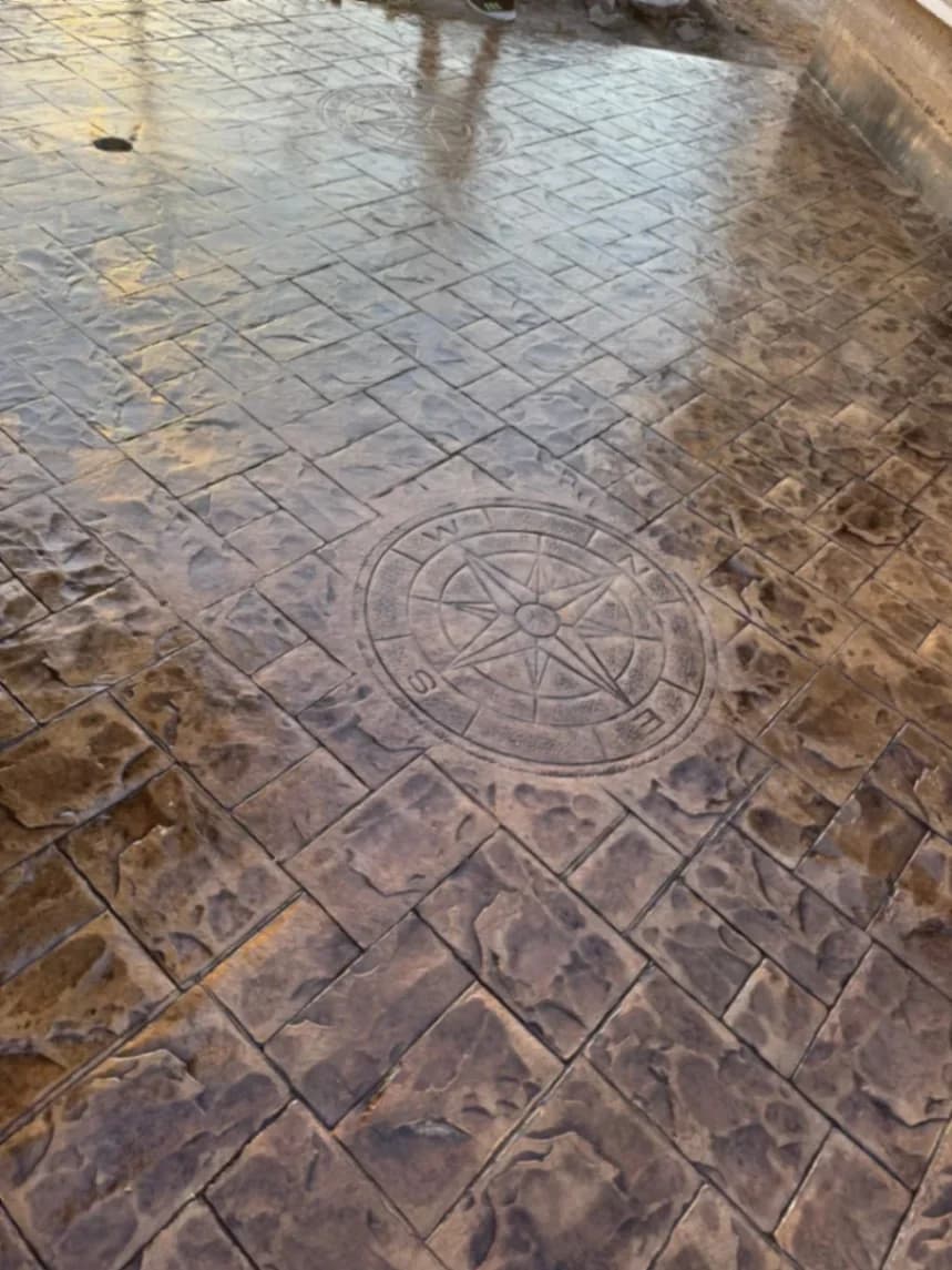 Щампован шлайфан ресан бетон 