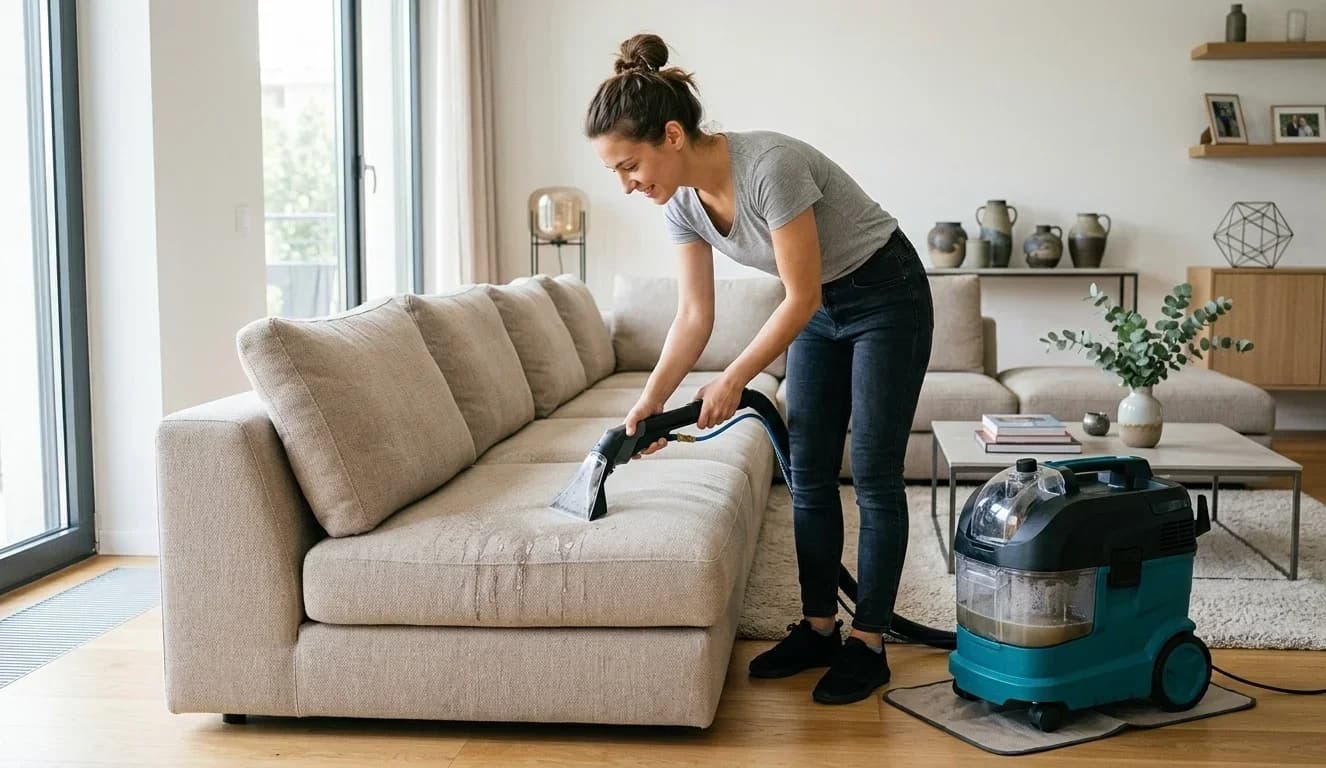 Професионално машинно пране на мека мебел и автосалони