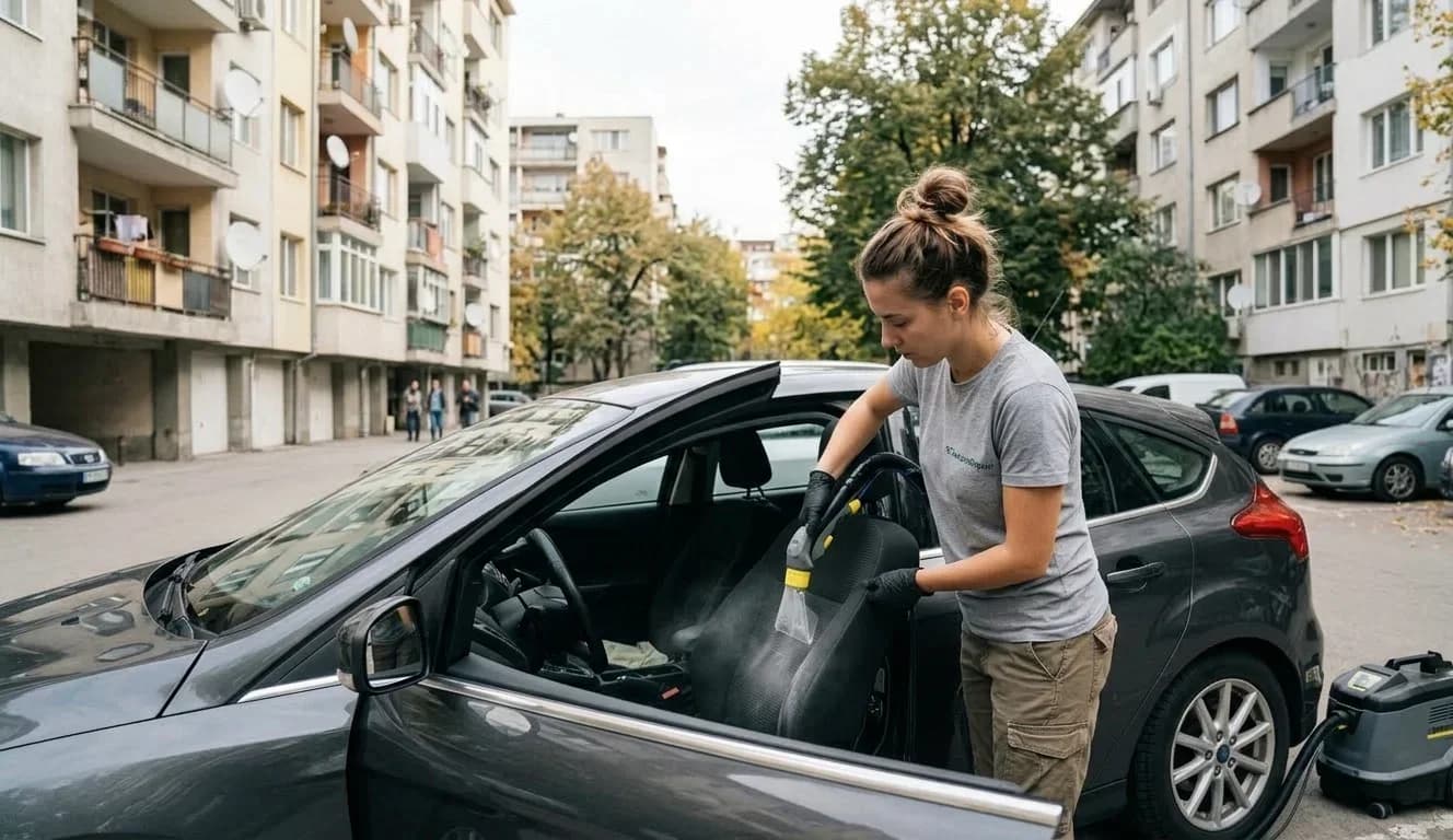Професионално машинно пране на мека мебел и автосалони