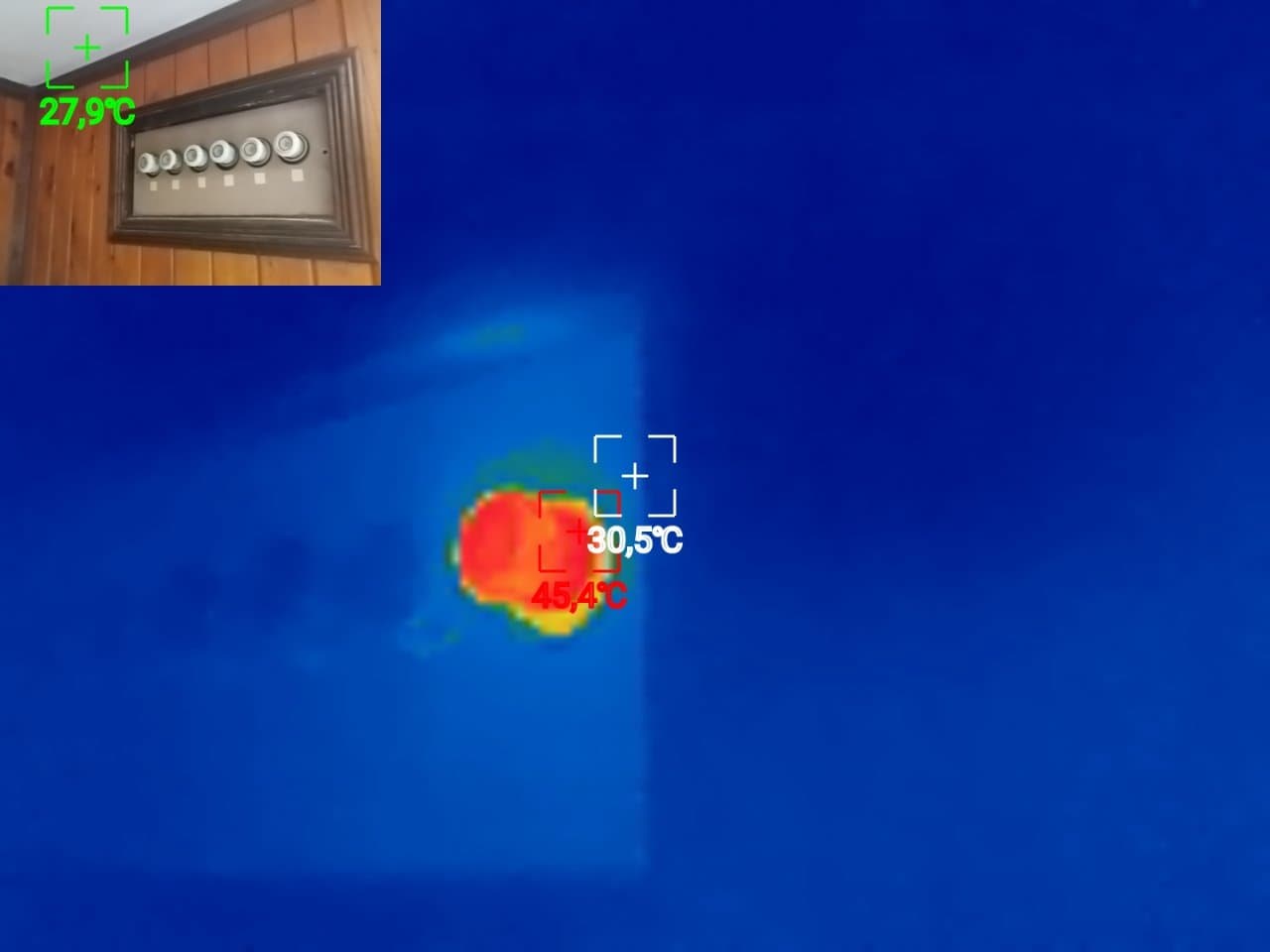 Посещение с термокамера 